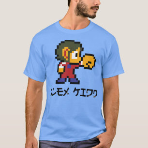 Camiseta Alex Kidd pixel art