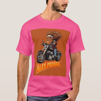Camiseta Alex Pereira Mma Fighter Rider Retrato