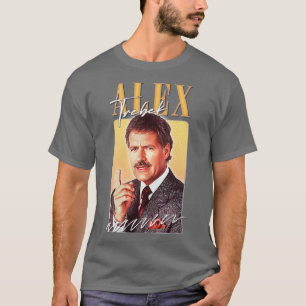 Camiseta Alex Trebek - Design de Ventilador Retroestético