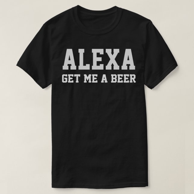 Camiseta ALEXA Me Traz Uma Cerveja (Frente do Design)