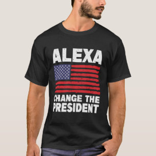 Camiseta Alexa Muda O Humor Político Do Presidente