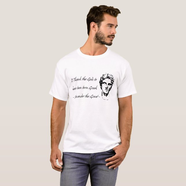 Camiseta Alexander Great the quota alpargata (Frente Completa)