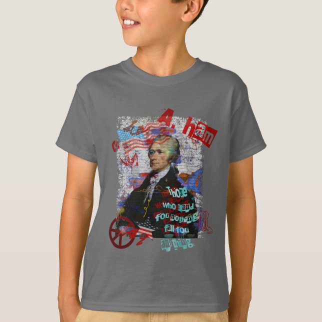Camiseta Alexander Hamilton aqueles que representam nada a (Frente)