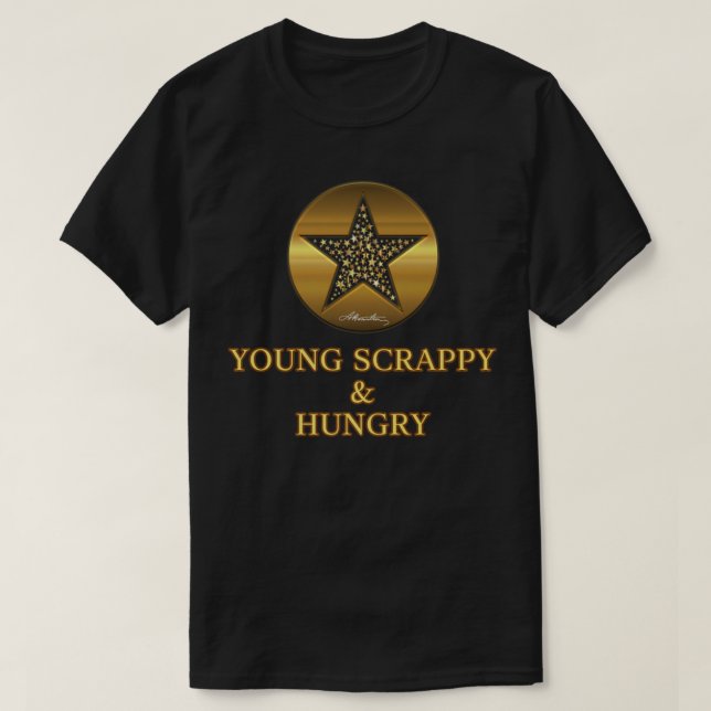 Camiseta Alexander Hamilton Cote Young Scrappy Fome (Frente do Design)