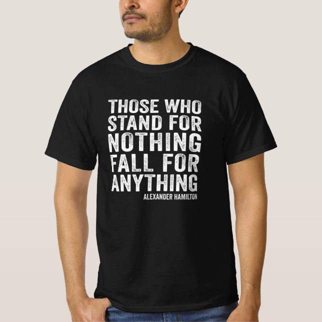 Camiseta Alexander Hamilton Defende Que Não Há Nada De Retr (Frente)