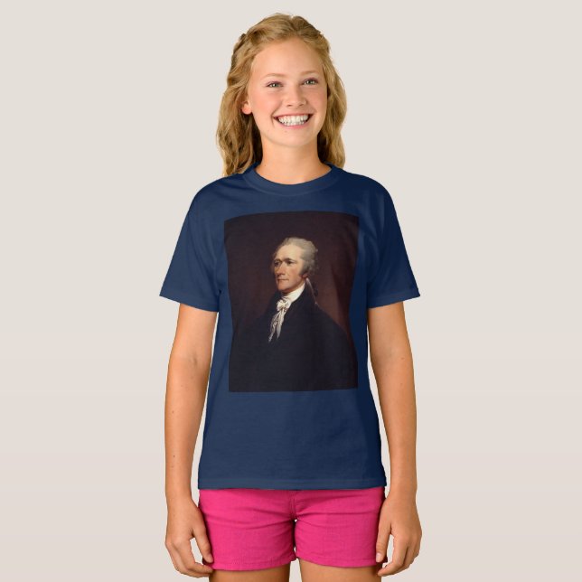 Camiseta Alexander Hamilton: Pai Fundador dos EUA, Históric (Frente Completa)