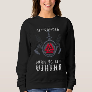 Camiseta Alexander Nascer Para Ser Um Viking Personalizado