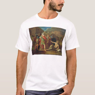 Camiseta Alexander o excelente visita Diogenes em Corinth