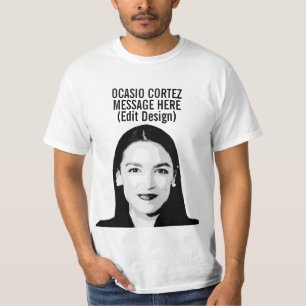 Camiseta Alexandria Ocasio-Cortez Personalizada