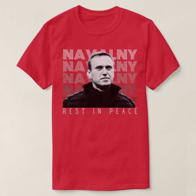 Camiseta Alexei Navalny Mug (Frente do Design)