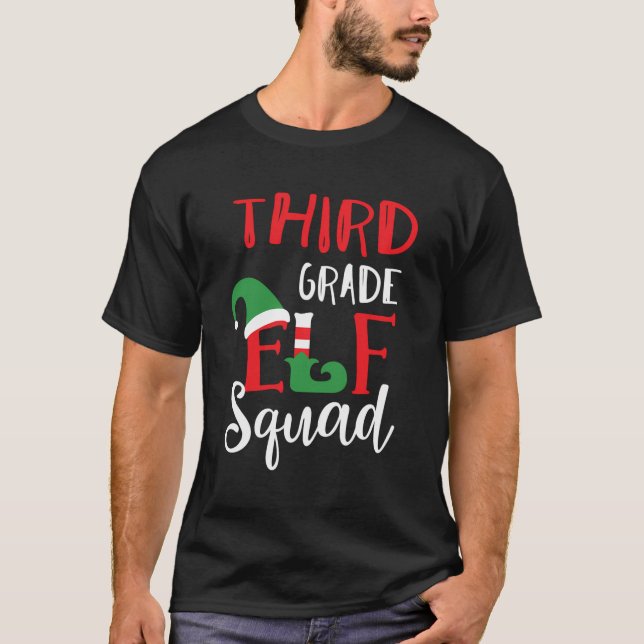 Camiseta Alf Squad, 3º ano do Professor de Natal (Frente)