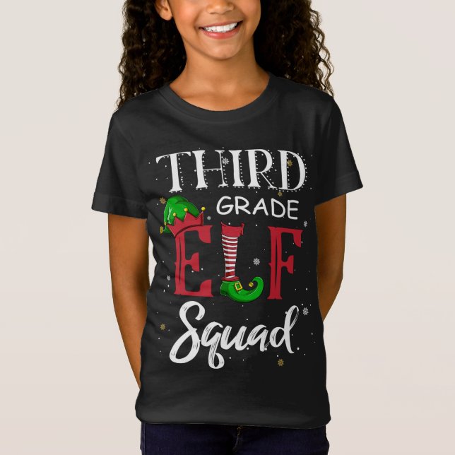Camiseta Alf Squad, 3º ano do Professor de Natal (Frente)