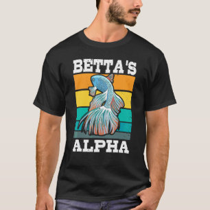 Camiseta Alfa do Betta Para um Especialista em Peixes Betta