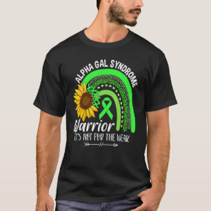Camiseta Alfa Gal Syndrom Aceleração do arco-íris de girass