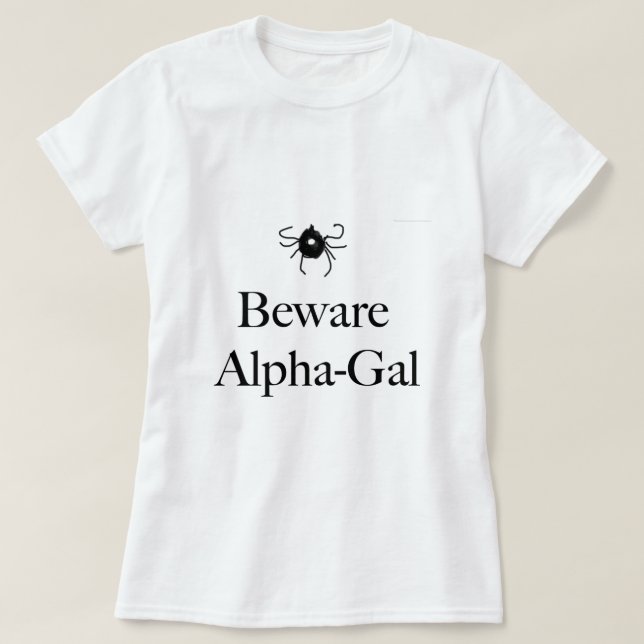 Camiseta Alfa Gal T Shirt (Frente do Design)