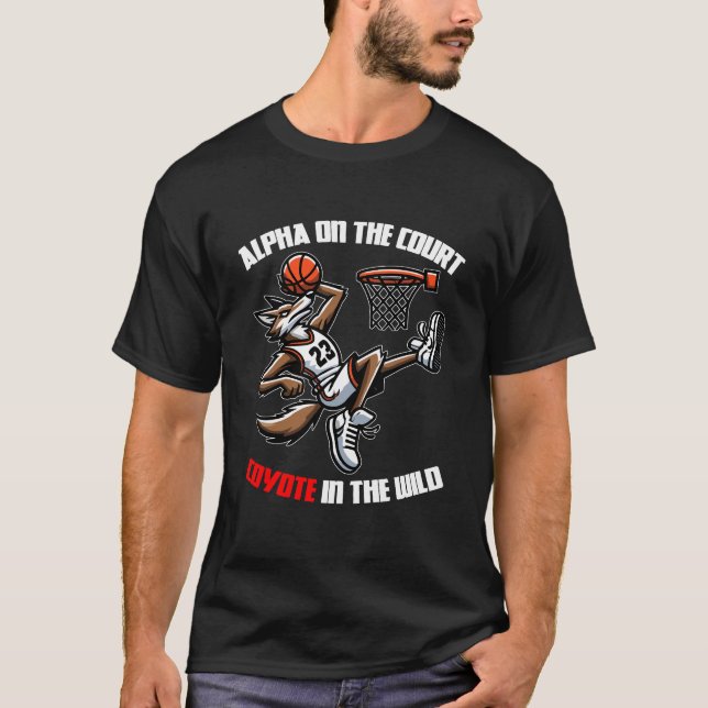 Camiseta Alfa na corte Coyote na Selvagem (Frente)