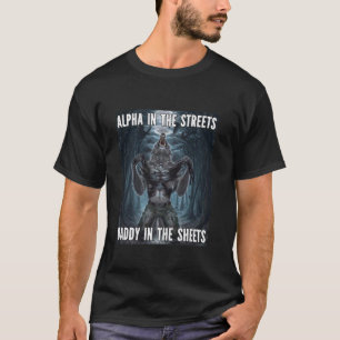 Camiseta Alfa Nas Ruas Engraçada Engraçado Lobisomem