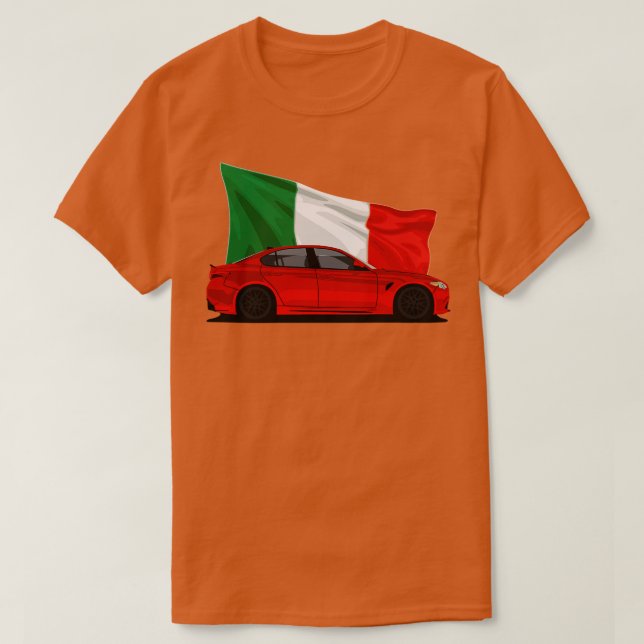 Camiseta Alfa Romeo Giulia (Frente do Design)