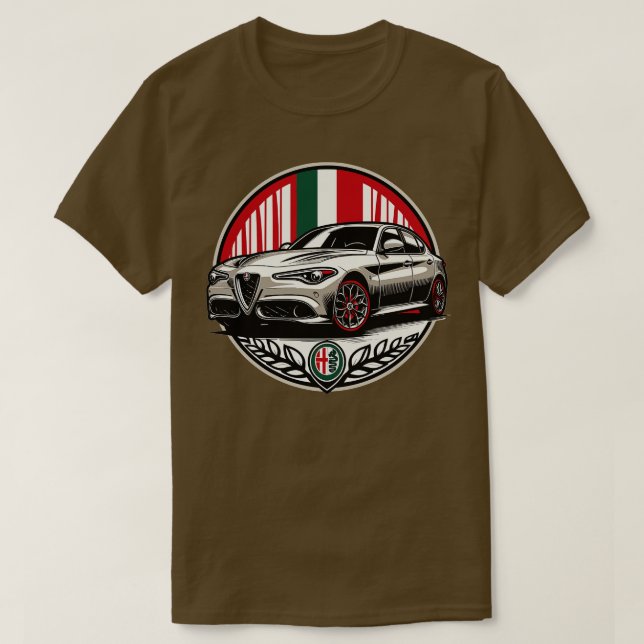 Camiseta Alfa Romeo Giulia 11 (Frente do Design)