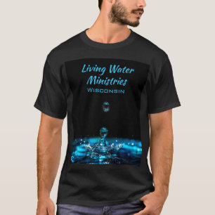 Camiseta Alfabetizado Ministério Religioso Água Negra Azu