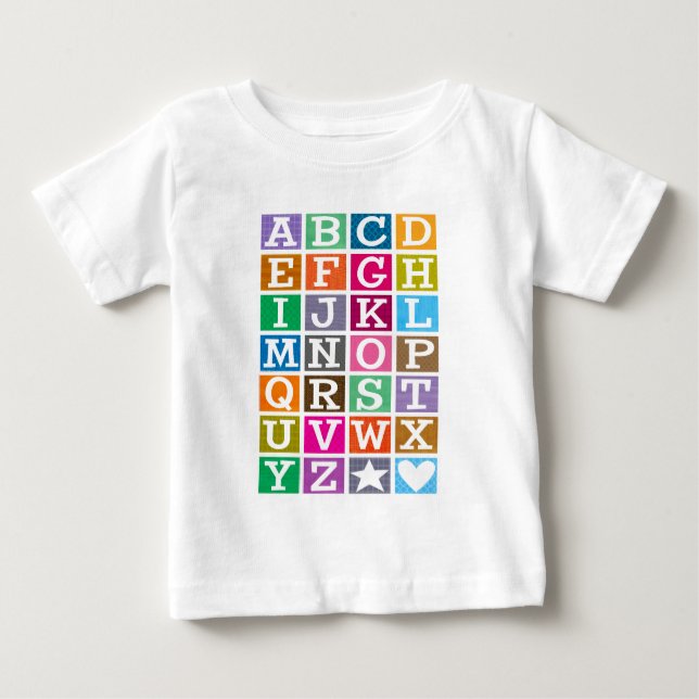 Camiseta Alfabeto ABC (Frente)