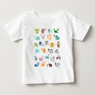 Camiseta Alfabeto Animal