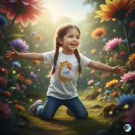 Camiseta Alfabeto Animal C Para Gatos