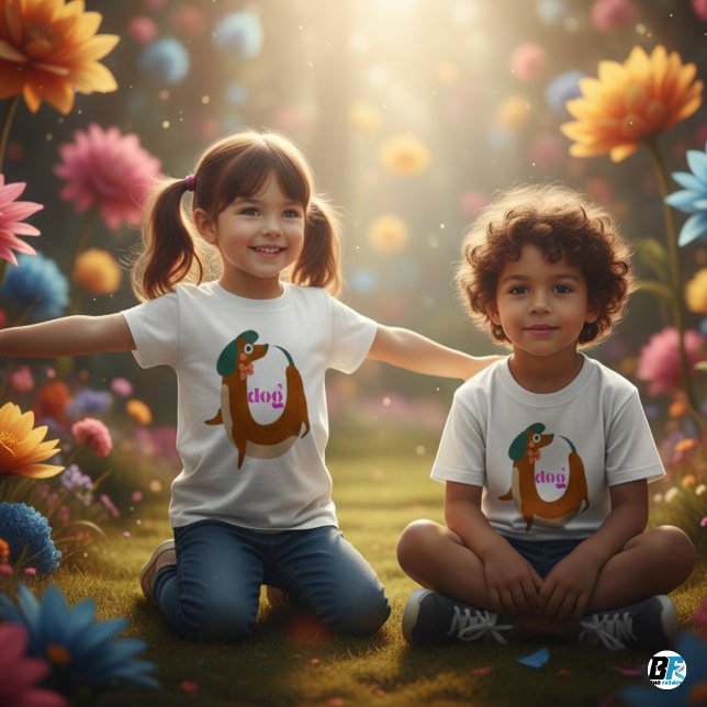 Camiseta Alfabeto Animal D Para Cão (Criador carregado)