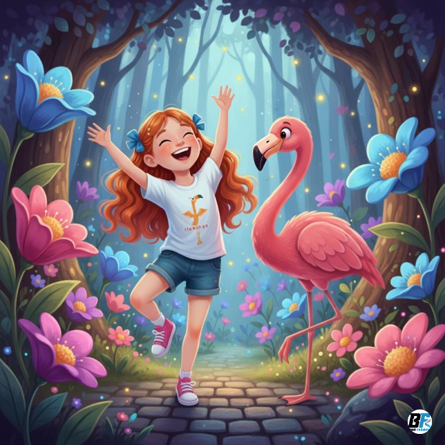 Camiseta Alfabeto Animal F Para Flamingo (Criador carregado)