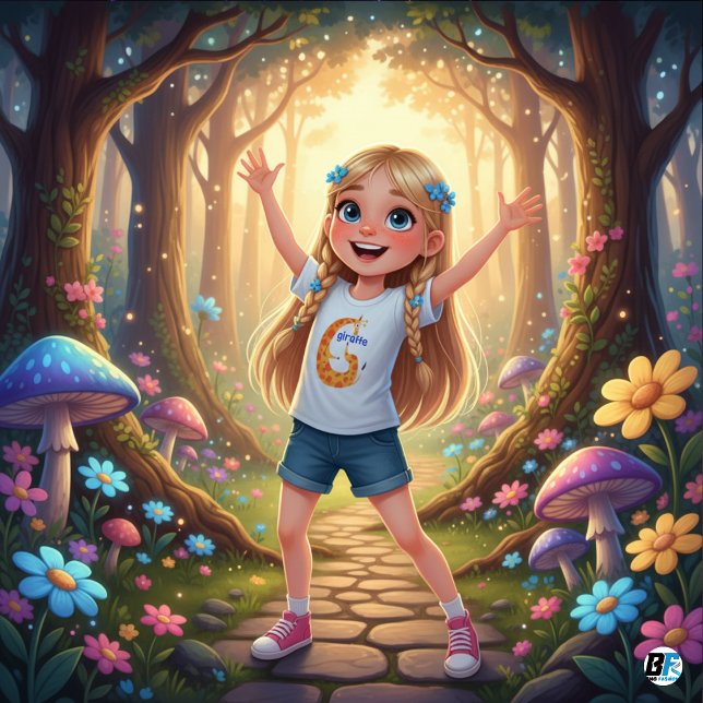 Camiseta Alfabeto Animal G Para Girafa (Criador carregado)