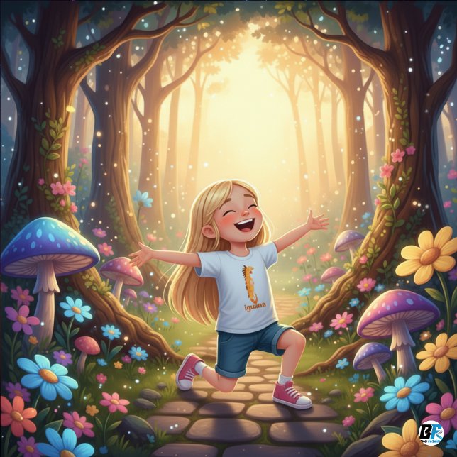 Camiseta Alfabeto Animal I para Iguana (Criador carregado)