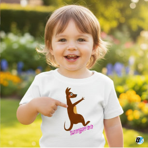 Camiseta Alfabeto Animal K Para Canguru