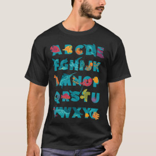 Camiseta Alfabeto aquático