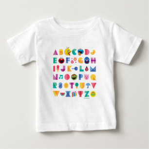 Camiseta Alfabeto da Rua Sésamo