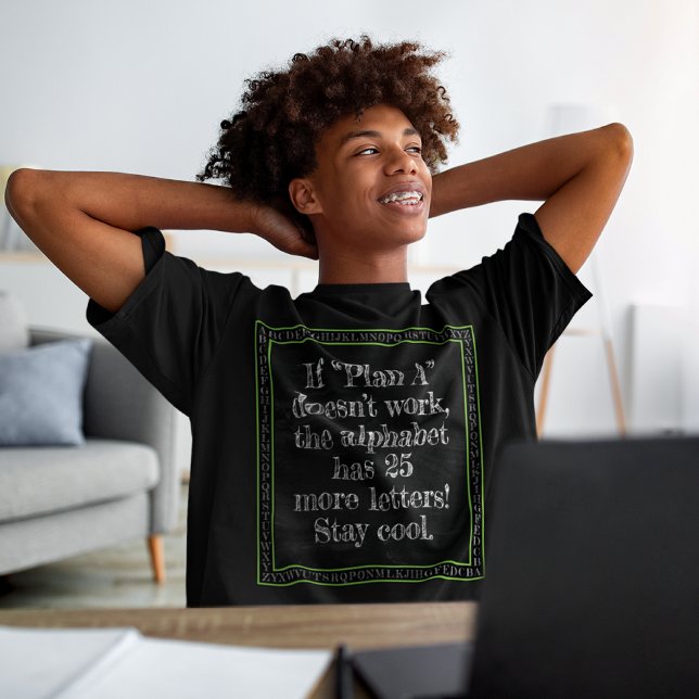 Camiseta Alfabeto das Possibilidades (Criador carregado)