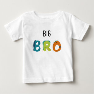 Camiseta Alfabeto do Dino Irmão Mais Velho