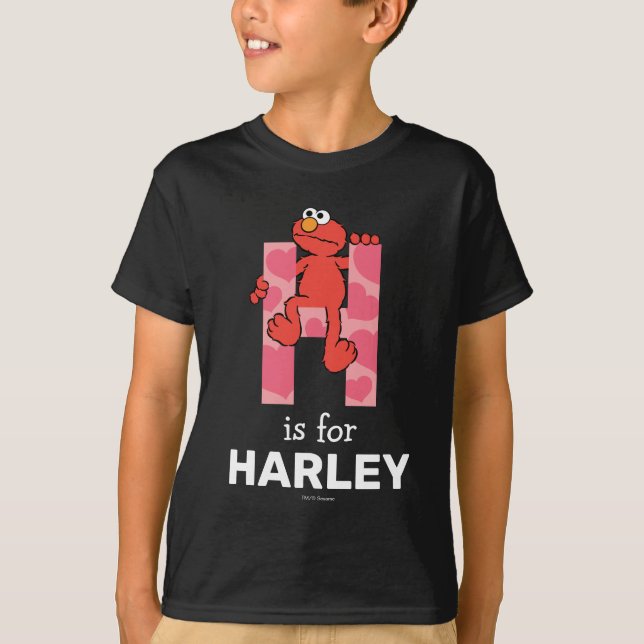 Camiseta Alfabeto do Elmo | C Corações (Frente)