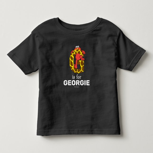 Camiseta Alfabeto do Elmo | G Girafa (Frente)
