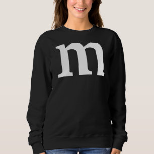 Camiseta Alfabeto Letra M Minúscula