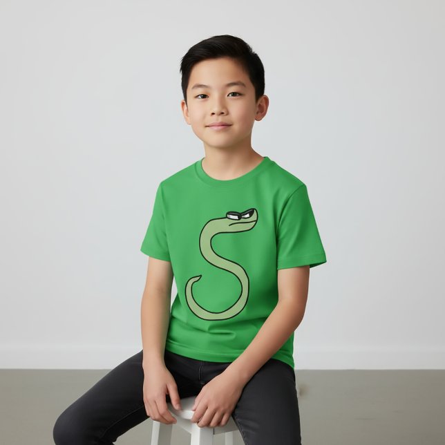 Camiseta Alfabeto Letra S (Criador carregado)