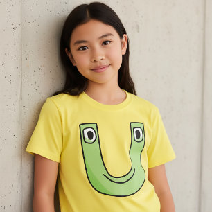 Camiseta Alfabeto Letra U