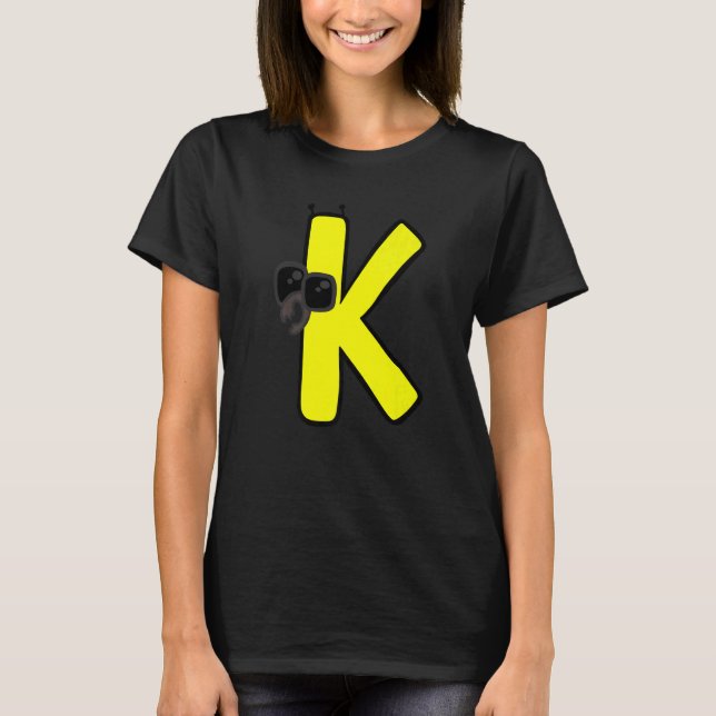 Camiseta Alfabeto Lore k (Frente)