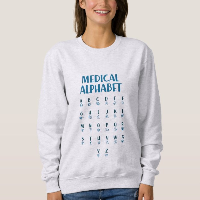 Camiseta Alfabeto Médico (Frente)