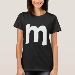 Camiseta Alfabeto Minúscula m