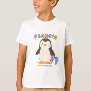 Camiseta Alfabeto “P é para Pinguim” – Cresça Todo