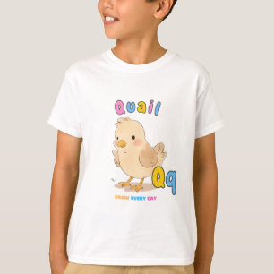 Camiseta Alfabeto “Q é para Codorna” – Cresça Todo