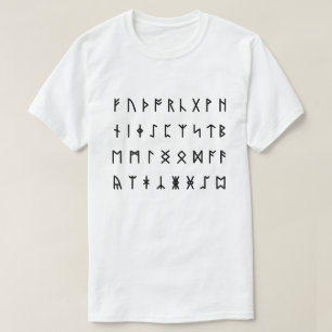 Camiseta Alfabeto Runic [Futhorc]