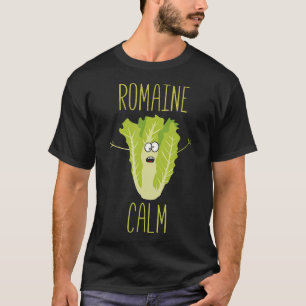 Camiseta Alface calma jardinagem jardineiro humor