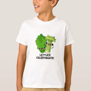 Camiseta Alface Celerybrate Funny Veggie Pun