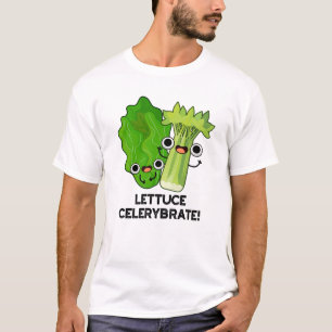 Camiseta Alface Celerybrate Funny Veggie Pun